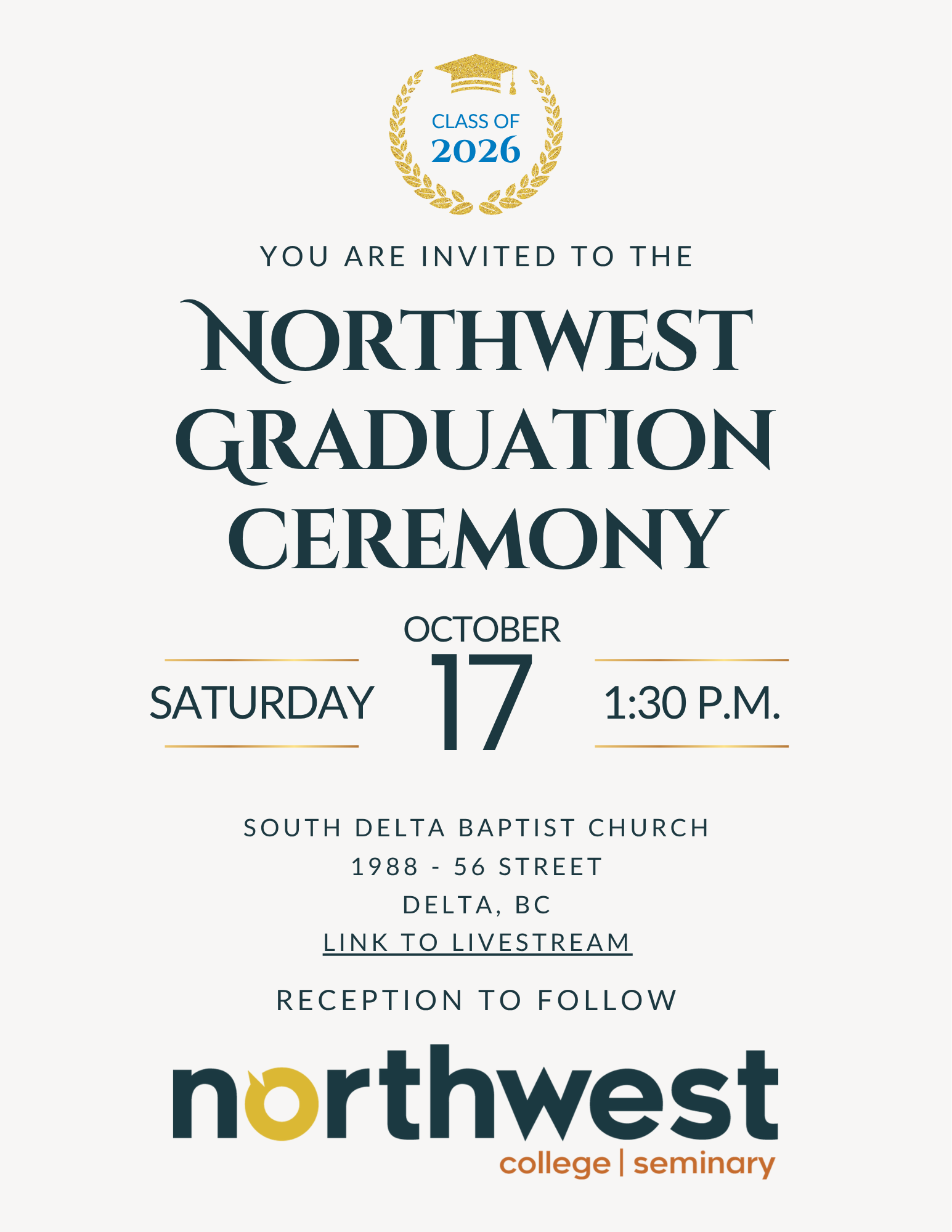 Ceremony Invite with Link